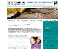 Tablet Screenshot of crossdressersspain.com